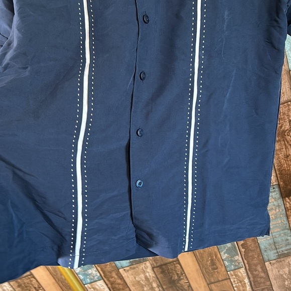 Cubavera small blue button down shirt - Picture 7 of 13